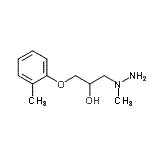 CAS#: 800378-73-8, 1-(1-Methylhydrazino)-3-(2-methylphenoxy)-2-propanol