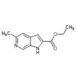CAS 登录号：800401-90-5， 乙基5-甲基-1H-吡咯并[2,3-c]吡啶-2-羧酸酯