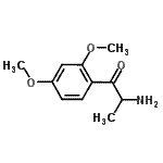 CAS#: 80096-52-2, 2-Amino-1-(2,4-dimethoxyphenyl)-1-propanone