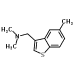 CAS#: 801139-70-8, N,N-Dimethyl-1-(5-methyl-1-benzothiophen-3-yl)methanamine