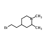 CAS#: 801150-44-7, 4-(2-Bromoethyl)-1,2-dimethylpiperidine