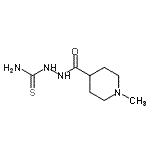 CAS#: 801156-89-8, 2-[(1-Methyl-4-piperidinyl)carbonyl]hydrazinecarbothioamide