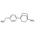 CAS#: 801157-79-9, 4-(4-Ethylphenyl)bicyclo[2.2.2]octan-1-amine
