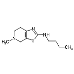 CAS#: 801171-81-3, N-Butyl-5-methyl-4,5,6,7-tetrahydro[1,3]thiazolo[5,4-c]pyridin-2-amine