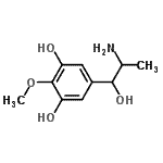 CAS 登录号：801178-17-6， 5-(2-氨基-1-羟基丙基)-2-甲氧基-1,3-苯二酚