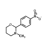 CAS#: 801186-36-7, 3-Methyl-2-(4-nitrophenyl)-1,3-oxazinane