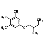 CAS#: 801204-68-2, 1-(3,4,5-Trimethylphenoxy)-2-butanamine