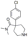 CAS 登录号：80139-82-8， 4-(4-氯苯基)-N,N-二甲基哌啶-4-甲酰胺