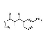 CAS#: 80171-30-8, Methyl 2-fluoro-3-(3-methylphenyl)-3-oxopropanoate
