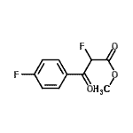 CAS#: 80171-31-9, Methyl 2-fluoro-3-(4-fluorophenyl)-3-oxopropanoate