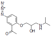 CAS 登录号：80186-92-1， 醋丁洛尔叠氮化物