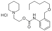 CAS#: 80189-41-9, 2-Piperidinoethyl 2-((Hexyloxy)Methyl)Carbanilate Hydrochloride
