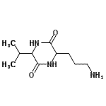 CAS 登录号：801980-72-3， 3-(3-氨基丙基)-6-异丙基-2,5-哌嗪二酮