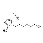 CAS 登录号：801993-67-9， 6-(2-甲基-5-硝基-1H-咪唑-1-基)-1-己醇