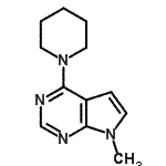 CAS 登录号：802014-77-3， 7-甲基-4-(1-哌啶基)-7H-吡咯并[2,3-d]嘧啶