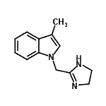 CAS#: 802020-06-0, 1-(4,5-dihydro-1H-imidazol-2-ylmethyl)-3-methyl-indole