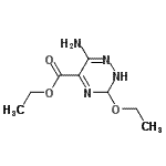 CAS#: 802043-50-1, Ethyl 6-amino-3-ethoxy-2,3-dihydro-1,2,4-triazine-5-carboxylate