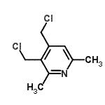 CAS#: 802045-00-7, 3,4-Bis(chloromethyl)-2,6-dimethylpyridine