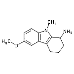 CAS#: 802260-68-0, 6-Methoxy-9-methyl-2,3,4,9-tetrahydro-1H-carbazol-1-amine