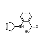 CAS 登录号：80231-18-1， 2-(3-环戊烯-1-基氨基)苯甲酸