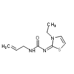 CAS#: 802311-59-7, 1-Allyl-3-[(2E)-3-ethyl-1,3-thiazol-2(3H)-ylidene]urea