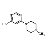 CAS#: 802314-51-8, 6-(4-Methyl-1-piperazinyl)-4(1H)-pyrimidinethione