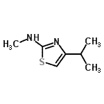 CAS#: 80232-90-2, 4-Isopropyl-N-methyl-1,3-thiazol-2-amine