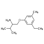 CAS#: 802320-64-5, 1-(3-Ethyl-5-methylphenoxy)-3-methyl-2-butanamine