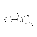 CAS#: 802552-78-9, 1,5-Dimethyl-4-phenyl-2-propyl-1H-imidazole