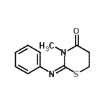 CAS#: 802559-60-0, (2E)-3-Methyl-2-(phenylimino)-1,3-thiazinan-4-one