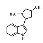 CAS#: 802578-98-9, 3-(1,4-Dimethyl-2-pyrrolidinyl)-1H-indole