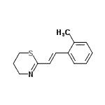 CAS#: 802604-04-2, 2-[(E)-2-(2-Methylphenyl)vinyl]-5,6-dihydro-4H-1,3-thiazine