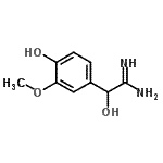 CAS#: 802613-21-4, 2-Hydroxy-2-(4-hydroxy-3-methoxyphenyl)ethanimidamide