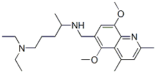 CAS#: 80271-00-7, 6-((4-Diethylamino-1-Methylbutyl)Aminomethyl)-5,8-Dimethoxy-2,4-Dimethylquinoline