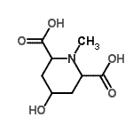 CAS#: 802828-65-5, 4-Hydroxy-1-methyl-2,6-piperidinedicarboxylic acid