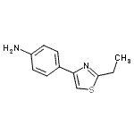 CAS#: 802861-22-9, 4-(2-Ethyl-1,3-thiazol-4-yl)aniline