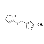 CAS#: 802876-11-5, 2-{[(4-Methyl-2-thienyl)methyl]sulfanyl}-4,5-dihydro-1H-imidazole