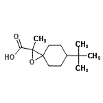 CAS#: 802893-75-0, 2-Methyl-6-(2-methyl-2-propanyl)-1-oxaspiro[2.5]octane-2-carboxylic acid