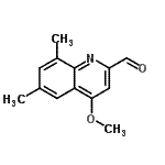 CAS#: 802906-31-6, 4-Methoxy-6,8-dimethyl-2-quinolinecarbaldehyde