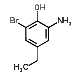 CAS#: 802910-59-4, 2-Amino-6-bromo-4-ethylphenol