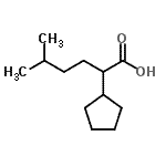 CAS#: 802919-78-4, 2-Cyclopentyl-5-methylhexanoic acid