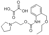 CAS 登录号：80293-72-7， 2-(丙氧基甲基)苯胺基甲酸2-(1-吡咯烷基)乙酯草酸盐
