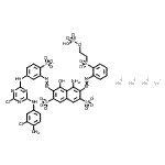 CAS#: 80294-29-7, 4-amino-6-[2-[5-[[4-chloro-6-[(3-chloro-4-methylphenyl)amino]-1,3,5-triazin-2-yl]amino]-2-sulfonatophenyl]diazenyl]-5-hydroxy-3-[2-[2-[[2-(sulfooxy)ethyl]sulfonyl]phenyl]diazenyl]-2,7-Naphthalenedisulfonate sodium salt (1:4)