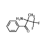 CAS#: 803612-83-1, 2-Amino-3,3,3-trifluoro-2-methyl-1-phenyl-1-propanone