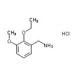 CAS#: 80365-01-1, 1-(2-Ethoxy-3-methoxyphenyl)methanamine hydrochloride (1:1)