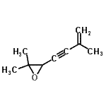 CAS#: 80438-37-5, 2,2-Dimethyl-3-(3-methyl-3-buten-1-yn-1-yl)oxirane
