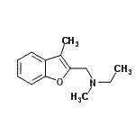 CAS#: 804428-17-9, N-Methyl-N-[(3-methyl-1-benzofuran-2-yl)methyl]ethanamine