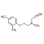 CAS#: 804429-49-0, N-[2-(2,4-Dimethylphenoxy)ethyl]-N-methyl-2-propyn-1-amine