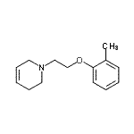 CAS#: 804429-75-2, 1-[2-(2-Methylphenoxy)ethyl]-1,2,3,6-tetrahydropyridine