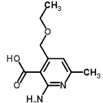 CAS#: 804432-91-5, 2-Amino-4-(ethoxymethyl)-6-methylnicotinic acid
